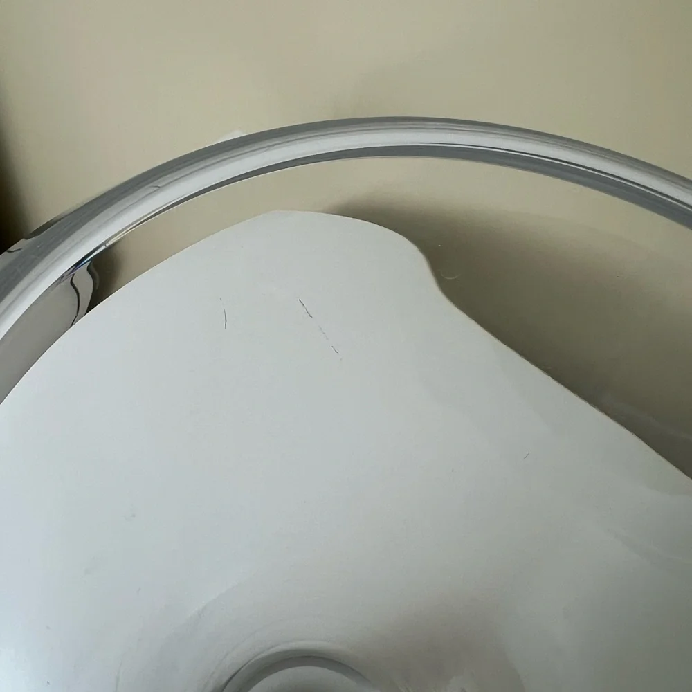 Vera Wang Illusion by Wedgwood Germany Clear Crystal Vase Frosted Base 12” - Picture 4 of 5